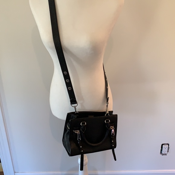 Rebecca Minkoff black leather mini moto tote - Picture 2 of 8